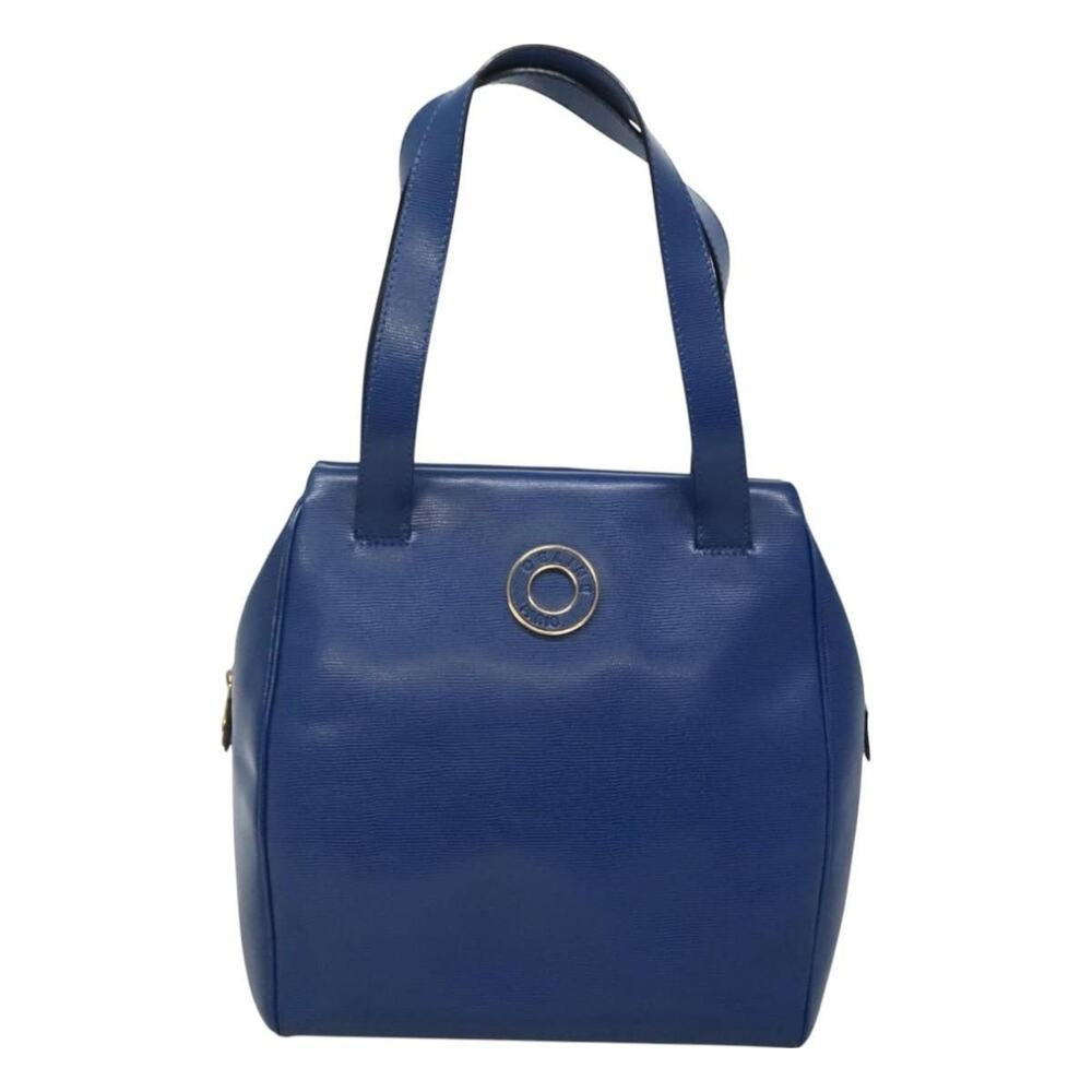 Celine Leather Shoulder Bag Blue